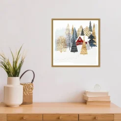 16" X 16" Christmas Chalet I Tree By Victoria Borges Framed Canvas Wall Art - Amanti Art 11 16" X 16" Christmas Chalet I Tree By Victoria Borges Framed Canvas Wall Art - Amanti Art -Home Decor Store GUEST 0449ab17 9e0f 49da a6c1 27cba7452258