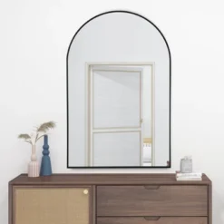 Yetta 24"x 36" Arch Mirror For Bathroom Entryway Wall Decor Metal Frame Wall Mounted Mirror - The Pop Home 12 Yetta 24"x 36" Arch Mirror For Bathroom Entryway Wall Decor Metal Frame Wall Mounted Mirror - The Pop Home -Home Decor Store GUEST 06155df0 0530 4294 929e 2f70ec1b02e9