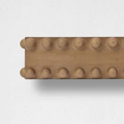 Large Beaded Wood Floating Decorative Wall Shelf Natural - American Art Decor -Home Decor Store GUEST 08758e2a 6ec8 4c58 83d9 ef38ca9fdeae