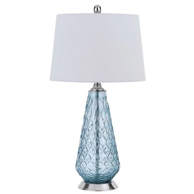 27" Glass Contemporary Table Lamp Blue - Cal Lighting 5 27" Glass Contemporary Table Lamp Blue - Cal Lighting - Image 3