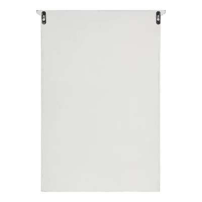 Hutchins Decorative Farmhouse Wood Wall Cabinet White/Gray - Kate & Laurel All Things Decor 6 Hutchins Decorative Farmhouse Wood Wall Cabinet White/Gray - Kate & Laurel All Things Decor - Image 4