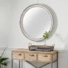 Wood Wall Mirror With Bead Detailing White - Olivia & May -Home Decor Store GUEST 0b62f206 0f0d 475d b5a6 77d34afd1ed1