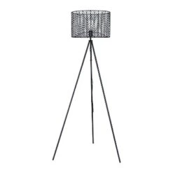 61" Ingrid Black Cage Shade Metal Tripod Floor Lamp - River Of Goods -Home Decor Store GUEST 0f34e5d6 03a7 4386 85ab 89591018b9bb