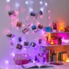 Merkury Photo Clips Curtain Lights Cascading LED String Lights Pink Ombre -Home Decor Store GUEST 0fea810f a223 466e b502 d4c5356e333d