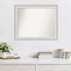 33" X 27" Non-Beveled Trio White Wash Silver Wall Mirror - Amanti Art 14 33" X 27" Non-Beveled Trio White Wash Silver Wall Mirror - Amanti Art -Home Decor Store GUEST 11455936 eacb 4cfd a9af c8cd8cfa99b5