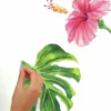 Tropical Hibiscus Flower Peel And Stick Wall Decal - RoomMates -Home Decor Store GUEST 128c41eb 8663 4db2 8e09 6e8184e42054