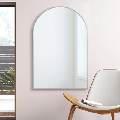 Yetta 24"x 36" Arch Mirror For Bathroom Entryway Wall Decor Metal Frame Wall Mounted Mirror - The Pop Home 9 Yetta 24"x 36" Arch Mirror For Bathroom Entryway Wall Decor Metal Frame Wall Mounted Mirror - The Pop Home - Image 7