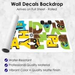 Big Dot Of Happiness Smash And Crash - Monster Truck - Peel And Stick Boy Birthday Party Decoration - Wall Decals Backdrop -Home Decor Store GUEST 15904f0b 6758 4b2c a777 04cb8c14e95b