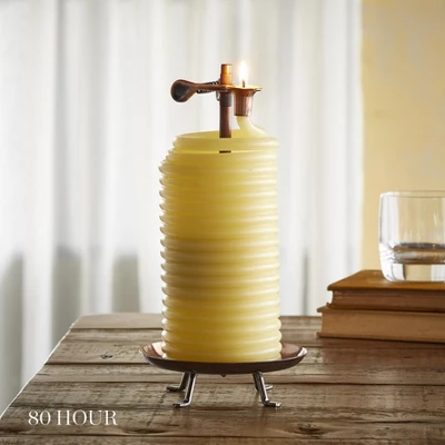 Candle By The Hour 80-Hour Vertical Candle, Eco-friendly Natural Beeswax With Cotton Wick 4 Candle By The Hour 80-Hour Vertical Candle, Eco-friendly Natural Beeswax With Cotton Wick - Image 2