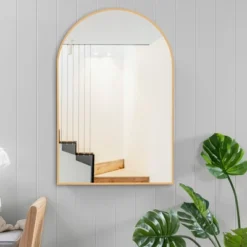 Yetta 24"x 36" Arch Mirror For Bathroom Entryway Wall Decor Metal Frame Wall Mounted Mirror - The Pop Home 14 Yetta 24"x 36" Arch Mirror For Bathroom Entryway Wall Decor Metal Frame Wall Mounted Mirror - The Pop Home -Home Decor Store GUEST 17981fcd 845a 4d68 8cca 2d7058f10560