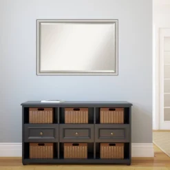 39" X 27" Beveled Salon Silver Narrow Wall Mirror - Amanti Art 13 39" X 27" Beveled Salon Silver Narrow Wall Mirror - Amanti Art -Home Decor Store GUEST 1827ab20 9318 457c a9f9 0f2bc14f9c5e