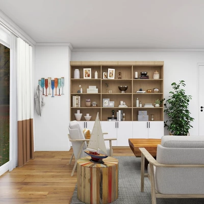 Metal Paddle Indoor Outdoor Distressed Oar Shaped 8 Hooks Wall Hook - Olivia & May 6 Metal Paddle Indoor Outdoor Distressed Oar Shaped 8 Hooks Wall Hook - Olivia & May - Image 4