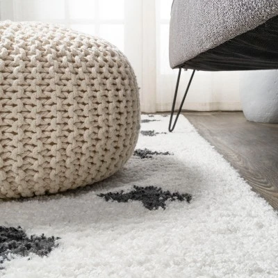 Cristo Berber Geometric Shag Indoor Area Rug - JONATHAN Y 9 Cristo Berber Geometric Shag Indoor Area Rug - JONATHAN Y - Image 7