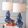 Mercurio Double Gourd Table Lamp (Set Of 2) - Blue - Safavieh 2 Mercurio Double Gourd Table Lamp (Set Of 2) - Blue - Safavieh -Home Decor Store GUEST 1ad4e754 318a 4efd 96ea c6c3d3313764