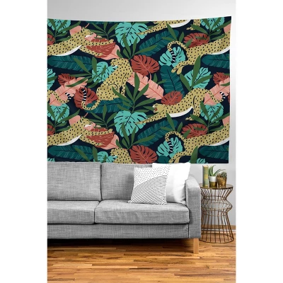 Heather Dutton Spotted Jungle Cheetahs Midnight Tapestry - Society6 3 Heather Dutton Spotted Jungle Cheetahs Midnight Tapestry - Society6