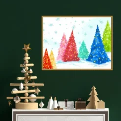 24" X 18" Magic Christmas Trees I By PI Studio Framed Canvas Wall Art - Amanti Art 10 24" X 18" Magic Christmas Trees I By PI Studio Framed Canvas Wall Art - Amanti Art -Home Decor Store GUEST 1b8727b6 9985 49e4 b3d5 ee5201b62eb7