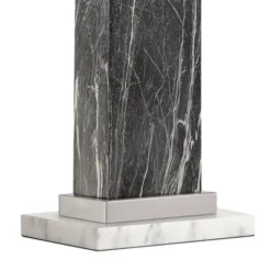 360 Lighting Connie Modern Table Lamps Set Of 2 With White Marble Riser 25" High Black Faux Marble USB Charging Port White Rectangular Shade For Desk 9 360 Lighting Connie Modern Table Lamps Set Of 2 With White Marble Riser 25" High Black Faux Marble USB Charging Port White Rectangular Shade For Desk -Home Decor Store GUEST 1cc9a451 e283 4727 992f 290f562a08da