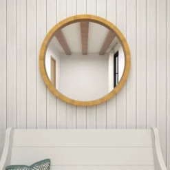 Contemporary Wood Wall Mirror Brown - Olivia & May 31 Contemporary Wood Wall Mirror Brown - Olivia & May -Home Decor Store GUEST 1e73a97c 42c1 4852 9b0f b0184b05c750