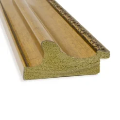 34" X 28" Non-Beveled Parlor Gold Wall Mirror - Amanti Art