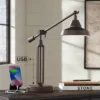 Franklin Iron Works Turnbuckle Rustic Farmhouse Desk Lamp 25" High Oil Rubbed Bronze With USB Charging Port LED Adjustable Metal Shade For Bedroom 1 Franklin Iron Works Turnbuckle Rustic Farmhouse Desk Lamp 25" High Oil Rubbed Bronze With USB Charging Port LED Adjustable Metal Shade For Bedroom -Home Decor Store GUEST 1ffced06 1539 44b2 8821 58d295b446cc