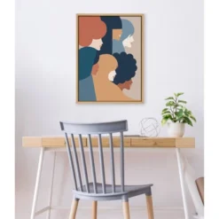 18" X 24" Sylvie We Persist Earthy Framed Canvas Wall Art By Dominique Vari Natural - Kate And Laurel -Home Decor Store GUEST 20a8b7e6 d9b1 4393 a518 e4e8fc7eff0a