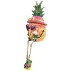 Northlight 6.25" Tropical Girl Pineapple With Cocktail Outdoor Garden Statue -Home Decor Store GUEST 2192c696 3d49 4909 9e1e cc4f2b133b9e