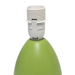 9.45" 2pk Petite Ceramic Oblong Bedside Table Desk Lamps With Matching Tapered Drum Shade Green - Creekwood Home 13 9.45" 2pk Petite Ceramic Oblong Bedside Table Desk Lamps With Matching Tapered Drum Shade Green - Creekwood Home -Home Decor Store GUEST 235890fe 051a 4043 8e62 a8d9f8d292b6