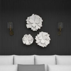 Modern Ornamental Wall Decor Set Of 3 White - Olivia & May 31 Modern Ornamental Wall Decor Set Of 3 White - Olivia & May -Home Decor Store GUEST 26d671fc be8d 4e63 b485 b171a646fda8