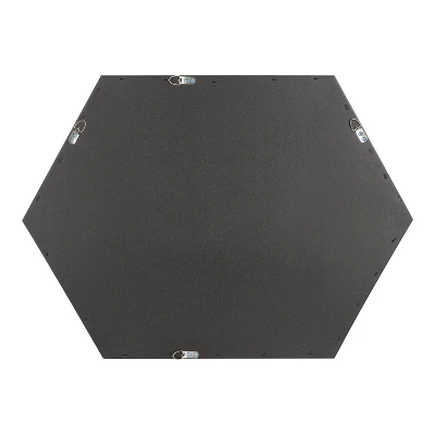 22" X 31" Rhodes Hexagon Wall Mirror Gold - Kate & Laurel All Things Decor 5 22" X 31" Rhodes Hexagon Wall Mirror Gold - Kate & Laurel All Things Decor - Image 3