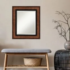 23" X 27" Beveled Vogue Bronze Wall Mirror - Amanti Art 15 23" X 27" Beveled Vogue Bronze Wall Mirror - Amanti Art -Home Decor Store GUEST 2a2b9e19 165d 4391 b234 03303c2cd577