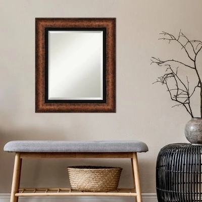23" X 27" Beveled Vogue Bronze Wall Mirror - Amanti Art 9 23" X 27" Beveled Vogue Bronze Wall Mirror - Amanti Art - Image 7