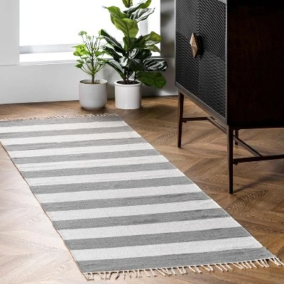 NuLOOM Ashlee Striped Flatweave Area Rug 6 NuLOOM Ashlee Striped Flatweave Area Rug - Image 4