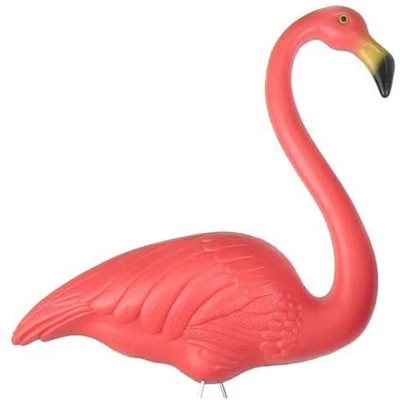 Union Products 62360 Outdoor Original Iconic Featherstone Weather Resistant Metal 24 Inch And 34 Inch Flamingo Yard Lawn Ornaments, Set Of 2, Pink 4 Union Products 62360 Outdoor Original Iconic Featherstone Weather Resistant Metal 24 Inch And 34 Inch Flamingo Yard Lawn Ornaments, Set Of 2, Pink - Image 2
