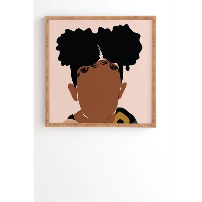 Domonique Brown Two Puffs Framed Wall Art Bamboo - Deny Designs 6 Domonique Brown Two Puffs Framed Wall Art Bamboo - Deny Designs - Image 4