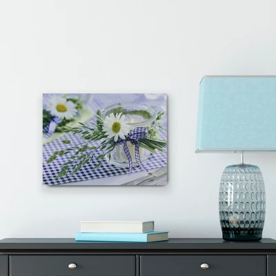 Northlight LED Lighted Flickering Daisy Tea Light Candle Canvas Wall Art 11.75" X 15.75" 3 Northlight LED Lighted Flickering Daisy Tea Light Candle Canvas Wall Art 11.75" X 15.75"