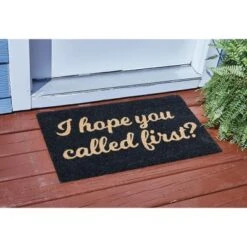 Park Designs I Hope You Called First Doormat 1'6''x2'6''