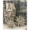 Set Of 3 Modern Ceramic Spiked Star Figurine Silver - Olivia & May -Home Decor Store GUEST 301e20dc 5ef2 4cad 86df 12ac7a5e30c6