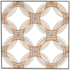 Metal Geometric Quatrefoil Wall Decor With Black Frame Brown - The Novogratz -Home Decor Store GUEST 316eb364 58c3 4a83 b701 2ba94ec2c091