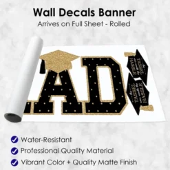 Big Dot Of Happiness Gold Graduation Party Decor - Vinyl Wall Decals - Grad 12 Big Dot Of Happiness Gold Graduation Party Decor - Vinyl Wall Decals - Grad -Home Decor Store GUEST 318c00d7 e42e 4535 9d50 32f5e66636be