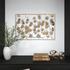 Modern Ornamental Wall Decor Gold - Olivia & May 21 Modern Ornamental Wall Decor Gold - Olivia & May -Home Decor Store GUEST 31b6ef16 da22 455a 89bf 81c8a1c437be
