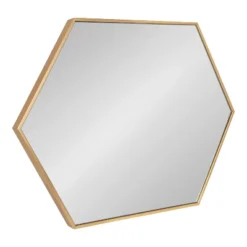 22" X 31" Rhodes Hexagon Wall Mirror Gold - Kate & Laurel All Things Decor 12 22" X 31" Rhodes Hexagon Wall Mirror Gold - Kate & Laurel All Things Decor -Home Decor Store GUEST 327d3ecd 3f29 4d55 b282 7a32fc98e164