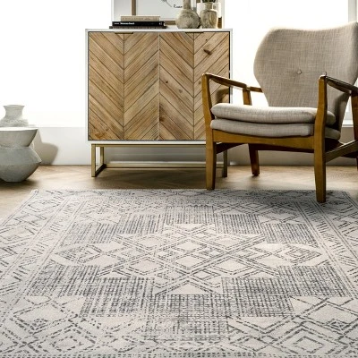 NuLOOM Mia Machine Washable Geometric Medallion Area Rug 9 NuLOOM Mia Machine Washable Geometric Medallion Area Rug - Image 7