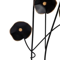 LuxenHome Black With Gold Flowers Abstract Metal Wall Art 22 LuxenHome Black With Gold Flowers Abstract Metal Wall Art -Home Decor Store GUEST 3662b48e f2af 40b4 b9e9 b2fd475f9c68