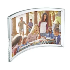 Azar Displays Curved Magnetic Acrylic Photo Frame 11"W X 8.5"H