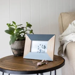 4x6 Inches Blue Wood & Glass Photo Frame - Foreside Home & Garden -Home Decor Store GUEST 3ce2c620 b461 4e8a 931c 9c1eb6f3add6