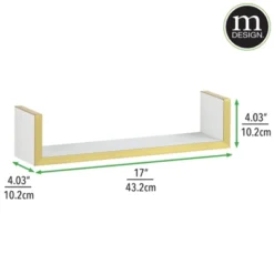 MDesign Floating Wall Mounted U-Shelf Hanging Decor -Home Decor Store GUEST 3e635e9c 857e 4e32 a63e 24be4a756132
