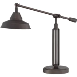 Franklin Iron Works Turnbuckle Rustic Farmhouse Desk Lamp 25" High Oil Rubbed Bronze With USB Charging Port LED Adjustable Metal Shade For Bedroom 17 Franklin Iron Works Turnbuckle Rustic Farmhouse Desk Lamp 25" High Oil Rubbed Bronze With USB Charging Port LED Adjustable Metal Shade For Bedroom -Home Decor Store GUEST 3ecb5d12 0b70 48f1 bf69 d4c7f77275a1
