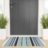 Sheila Wenzel-Ganny Lavender Mint Blue Stripes Looped Vinyl Welcome Mat - Society6 -Home Decor Store GUEST 4063def3 0d8e 4825 af95 5cbd7551a19f