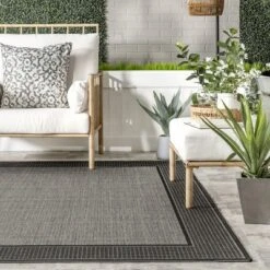 NuLOOM Gris Contemporary Indoor/Outdoor Area Rug 16 NuLOOM Gris Contemporary Indoor/Outdoor Area Rug -Home Decor Store GUEST 414503bb 5629 4029 850e ff39495fb823
