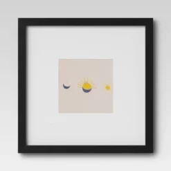 Set Of 9 Gallery Frame Set 10" X 10" Matted To 5" X 5" Black - Room Essentials™ -Home Decor Store GUEST 42550b36 fa65 47d0 ac26 e0d095ae7290